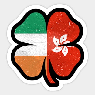 Hongkonger Irish Shamrock Hong Kong Ireland St Patrick's Day Sticker